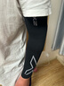 2XU Flex系列壓縮護臂 單只跑步運動(dòng)袖套騎行健身護手肘男女同款 黑色(單支) S 曬單實(shí)拍圖