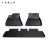 特斯拉（Tesla）官方 2017-2023 Model 3 前后排全天候全包圍腳墊TPE材質(zhì) 曬單實(shí)拍圖