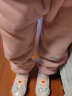 迪士尼（DISNEY）童装儿童男女童加绒加厚长裤针织运动束脚裤子23冬DB341ME18粉120 实拍图
