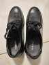 奥康（Aokang）男鞋男士商务休闲鞋英伦舒适低帮圆头系带皮鞋 黑色43码 实拍图