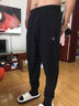 頂峰保羅（Dingfengbaoluo）休閑褲抽繩長(cháng)褲秋季運動(dòng)潮牌褲子男士束腳寬松KZ0619 黑色 2XL 曬單實(shí)拍圖