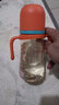 諾愛(ài)因兒童吸管奶瓶PPSU寬口徑防脹氣寶寶學(xué)飲杯耐高溫帶手柄鴨嘴水杯 托米橙 300ml 【標配】 曬單實(shí)拍圖