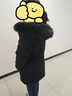 NEPA耐葩秋冬戶外女羽絨服防風中長款保暖輕量鵝絨服7J82077 黑色C01 M (100) 170/92A 曬單實拍圖