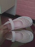 Skechers斯凱奇女童涼鞋兒童瑪麗珍鞋夏季透氣時(shí)尚經(jīng)典休閑公主鞋302561L 粉紅色/PNK 32 曬單實(shí)拍圖