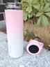 MOORMANLLY法國品牌高檔保溫杯實(shí)用女士高顏值茶水分離杯生日禮物520送女友 粉紅色400ML禮盒包裝 曬單實(shí)拍圖