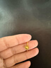 周六福（ZLF）  黃金戒指女款足金5G金金珠指環(huán)轉(zhuǎn)轉(zhuǎn)福 計(jì)價(jià) 12號(hào) - 2.71g 曬單實(shí)拍圖