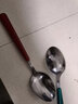 tescoma 食品級不銹鋼刀叉勺 歐式西餐餐具 牛排刀叉勺 多色選擇 湯匙*1 紅色 曬單實(shí)拍圖