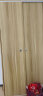 骏德 衣柜推拉门 简易木质柜子衣橱简约推拉门衣柜 木 浅胡桃色（加厚板材） A款长80cm（促销款） 实拍图