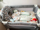 coolbaby 嬰兒床拼接大床新生兒bb床便攜移動(dòng)折疊多功能寶寶床尿布臺 基礎款PLUS+定型枕 曬單實(shí)拍圖