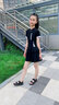 童話課堂兒童泳衣女12歲夏季2025新款大童專業(yè)訓(xùn)練游泳衣女童速干防水泳裝 黑色—567帶可拆卸胸墊 160 建議身高145-155厘米左右 曬單實(shí)拍圖