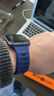 DRESSELF活力波浪款蘋(píng)果手表硅膠運動(dòng)表帶Apple iWatch S11/10表帶透氣s7/s8/s9ultr夜光表帶蘋(píng)果表帶 【多孔透氣】海軍藍 40mm【適用iwatch S6/5/4/SE 曬單實(shí)拍圖