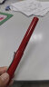 英雄（HERO）钢笔359 正姿 红色 F尖薄厚片工艺学生练字钢笔 （附加6支墨囊颜色随机）铱金钢笔签字笔 实拍图