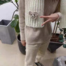小熊?chē)砻€(xiàn)手工編織diy材料包冰條粗毛線(xiàn)團自織圍巾神器送男友 乳白 3團+編織神器+小熊貼+教程 曬單實(shí)拍圖