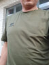 吉普（JEEP）短袖t恤男圓領(lǐng)寬松大碼男裝2025夏季新款純色體恤簡(jiǎn)約百搭上衣 軍綠色 2XL (建議170-185斤) 曬單實(shí)拍圖