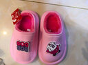 巴布豆兒童拖鞋男童女童棉拖鞋寶寶幼兒室內防滑加絨保暖防水地板拖鞋 6031粉紅 內長(cháng)14.5cm 150碼腳長(cháng)13.5-14cm 曬單實(shí)拍圖