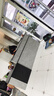 然霆公司前臺(tái)接待臺(tái)咨詢柜臺(tái)桌簡(jiǎn)約美容店服裝店吧臺(tái)收銀臺(tái) 水墨灰理石+黑色【左拐角】 240x60x100cm 曬單實(shí)拍圖