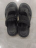 奧康涼鞋男2023夏季新款外穿青年韓版男士沙灘鞋厚底涼拖鞋 黑色 38 曬單實(shí)拍圖