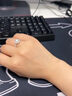 DRAGBOLL鉆戒女莫桑石一克拉簡(jiǎn)約百搭情侶求婚結婚七夕情送老婆七夕節禮物 50分滿(mǎn)天星鉆戒 8號（47-48mm） 曬單實(shí)拍圖