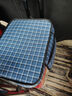 萬(wàn)仕達U1三輪車(chē)座套透氣舒適亞麻坐墊防水皮革加厚WSD1200DZK-5 藍色亞麻方格 曬單實(shí)拍圖