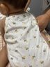 歡喜小熊 嬰兒衣服夏季女寶寶吊帶包屁衣薄款新生兒公主碎花三角哈衣爬服 櫻紅+嫩黃 80cm (建議10-18月身高73-80cm) 曬單實拍圖