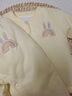 天泛（TIANFAN）新生嬰兒衣服秋冬款6一12月棉衣棉褲套裝a類(lèi)純棉嬰幼兒分體兩件套 中厚高腰護肚套裝黃色 73 cm 6-9個(gè)月寶寶 曬單實(shí)拍圖