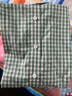 哈吉斯（HAZZYS）男装 夏款男士纯棉衬衣透气格纹短袖衬衫男ATCZK12BK56 绿色GR 180/100A 50 晒单实拍图