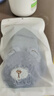 G LUXOME嬰兒襪子秋冬純棉加絨加厚保暖防滑學(xué)步鞋襪新生兒寶寶地板鞋襪 黛色 【1雙】 12 -9厘米腳長【S碼0-1歲】 曬單實拍圖