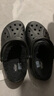 卡駱馳（CROCS）秋冬新品暖棉洞洞鞋男女秋冬款貝雅暖棉拖鞋|205969 黑/黑-060(建議買(mǎi)大一碼) 39 (240mm) 曬單實(shí)拍圖