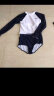 柯帛（KEBO） 温泉泳衣韩国保守防晒长袖高腰游泳衣女分体三角显瘦遮肚运动泳装 L（建议95-115斤） 实拍图
