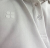 紅豆莫代爾桑蠶絲短袖polo衫男夏季涼感透氣男士polo翻領(lǐng)抑菌爸爸款 幾何標(biāo)-層云白W1 XL 180/96A 曬單實(shí)拍圖