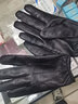 竇馳真皮手套男司機開(kāi)車(chē)手套保暖防滑貼手短款羊皮觸摸屏 黑色觸屏絲光里 XL 曬單實(shí)拍圖