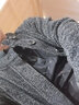 皮爾卡丹（pierre cardin）男裝雪尼爾加厚毛衣男士針織衫開(kāi)衫2025春秋韓版外穿潮流 灰色 165/S 曬單實(shí)拍圖