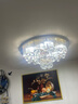 愛邦仕 客廳水晶燈圓形歐式led吸頂燈簡約奢華大氣臥室餐廳燈復(fù)式樓別墅大廳家用燈具燈飾 60CM-帶led燈泡+遙控 三色光 曬單實(shí)拍圖
