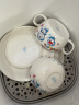 yomerto悠米兔家用创意陶瓷卡通碗盘碟餐具套装哆啦A梦儿童餐具礼盒套装 实拍图