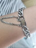 戚小米手鏈男女款潮流韓版嘻哈男士手鏈歐美古巴鏈條簡(jiǎn)約大氣百搭學(xué)生 曬單實(shí)拍圖