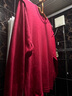 欣尚優(yōu)中老年女士純棉秋衣長(cháng)袖中領(lǐng)薄款保暖線(xiàn)衣老人媽媽內穿寸領(lǐng)襯衣女 富貴紅色上衣 3XL 130-145斤 曬單實(shí)拍圖