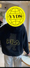 FILA斐樂(lè )官方女裝外套秋季上衣多彩潮流加絨保暖開(kāi)衫連帽小熊外套 正黑色-F51W138599FBK(加絨) 155/76A/XS 曬單實(shí)拍圖
