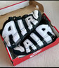 耐克（NIKE）女鞋 AIR MORE UPTEMPO (GS) 皮蓬大Air黑白潮流復古運動(dòng)鞋籃球鞋 DQ6200-001 35.5 曬單實(shí)拍圖