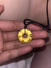 周六福（ZLF） 黃金吊墜足金999男款平安扣六字真言 計價(jià) 7.75g 曬單實(shí)拍圖