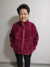 BAO JEESPORT抓絨衣女雙面穿加絨加厚媽媽裝秋冬搖粒絨中年女裝戶外保暖外套 棗紅色 3xl(125-135斤) 曬單實(shí)拍圖