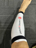 COMPRESSPORT 馬拉松越野跑步裝備壓縮腿套腿襪小腿套運動(dòng)護腿籃球腿套護小腿 R2 3.0白/黑 T3 小腿圍38-42CM 曬單實(shí)拍圖