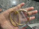 周大生實(shí)心古法黃金手鐲啟福足金三金鐲子生日禮物送女友 60#24.99g 曬單實(shí)拍圖