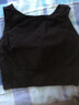 俞兆林2件裝美背外穿運動(dòng)背心女無(wú)鋼圈防走光抹胸帶胸墊打底內搭吊帶潮 706純色背心（磚紅色+黑色） 均碼 （80-130斤） 曬單實(shí)拍圖