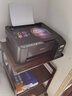 奕居（igiene） 打印機置物架辦公室桌面收納架子家用整理儲物架多功能桌子落地 胡桃色三層款46長(cháng) 曬單實(shí)拍圖