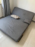 星奇堡 沙发床可折叠两用多功能双人折叠床单人小户型家用沙发 190*150CM 灰色(带腰枕） 实拍图