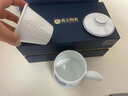 富玉陶瓷茶杯個人專用高檔家用待客泡茶杯茶水分離高端會議辦公杯 釉下彩江南韻茶漏杯 曬單實拍圖