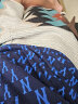马登工装 美式复古纳瓦霍针织短裤撞色刺绣几何沙滩五分卫裤男夏 菱形花色（版型宽松） XL 晒单实拍图