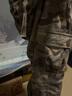 季言夏季迷彩褲男工裝褲男束腳褲男生秋季長(cháng)褲修身運動(dòng)美式男褲 迷彩色（加絨加厚款） 32 曬單實(shí)拍圖