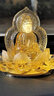 齊選觀(guān)音汽車(chē)擺件菩薩佛像出入保平安中控臺飾品車(chē)內高檔男士裝飾用品 琉璃蓮花雙面觀(guān)音【黃色】 曬單實(shí)拍圖