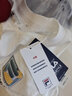 斐樂(lè )（FILA）官方男子短袖T恤夏季時(shí)尚休閑字母圓領(lǐng)刺繡男裝針織套頭衫 標準白-WT M 170/92A 曬單實(shí)拍圖